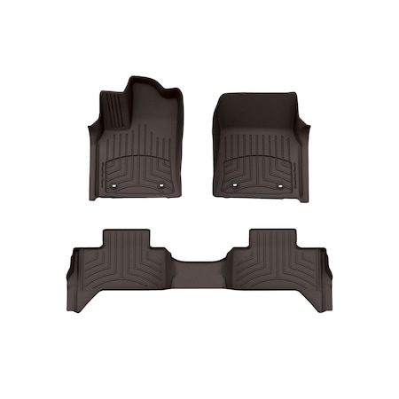 Weathertech Black, Front and Rear FloorLiner HP 441708-1-3IM