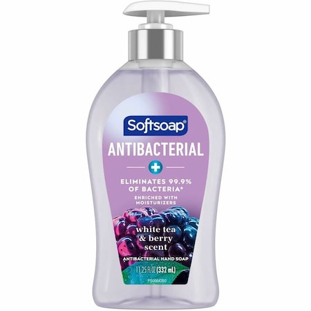 Softsoap Personal Soaps, White Tea & Berry Fusion, 11.25 oz Pump Bottle, 6 PK US03574A