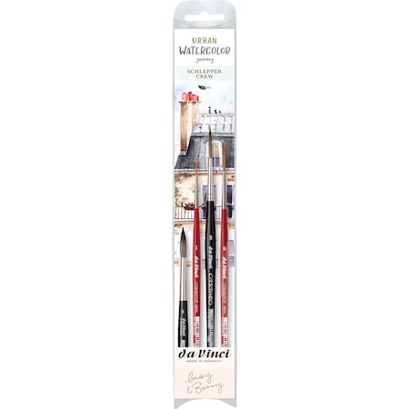 Da Vinci Artist Signature Collection by May & Berry Design Studio, Rigger Brushes, 4-Piece Set VA-5602_0