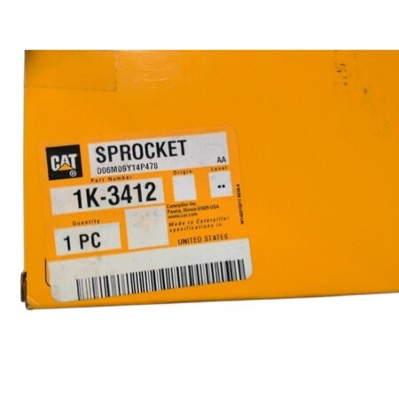 Caterpillar SPROCKET, CATERPILLAR OEM 1K3412 1K3412