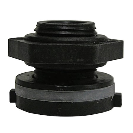 House CBTF12PBG1 0.5 in. Bulkhead Washer Union Mip Polypropylene HO2740656