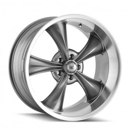 Ridler 5-114.3 PCD Grey Machined Lip Wheel 695-2165G