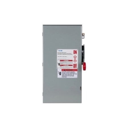 Eaton Safety Switch, Nonfusible, Single Phase, NEMA 3R, Steel DH163URKN