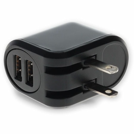 Add-On NEMA 1-15P TO 2XUSB 2.0 A M/F ADPT CBL USAC22USB12WB