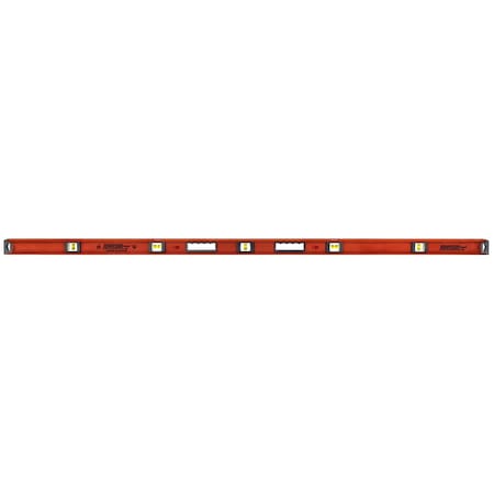 Johnson Johnson 78 in. Aluminum Magnetic Heavy Duty I-Beam Level 5 vial 1254-7800