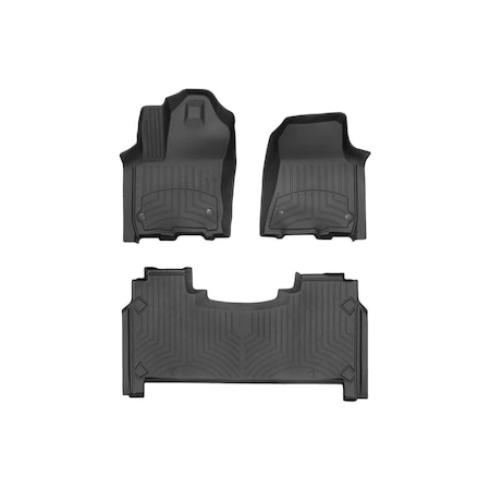 Weathertech Black, Front and Rear FloorLiner HP 4418771IM-4414283IM