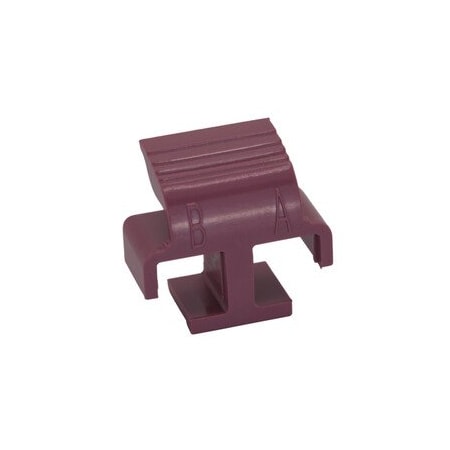 Cable Wholesale LC Duplex Clips, Magenta, 100pc 30LC-411HD