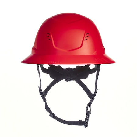 Msa Safety Helmet, Red, ABS 10250587