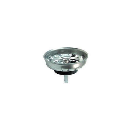 Master Plumber Basket Sink Strainer with Post, Chrome Finish 548-872