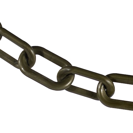 Mr. Chain 3" x 25' Khaki Gold Plastic Safety Chain 80007-25