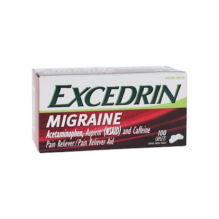 Excedrin Migraine Caplets N-R, 100PK 00067203991