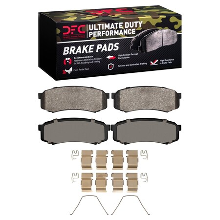 Dfc Ultimate Duty Disc Brake Pad Set,  1400-0606-01