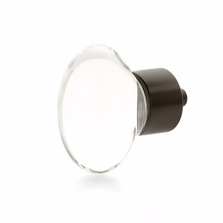 Schaub City Lights Oval Glass Knob Oil Rubbed Bronze Finish 60-10B
