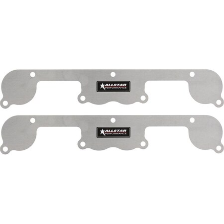 Allstar Performance Spread Port Aluminum Exhaust Block Off Plates for Small Block Chevrolet ALL34214