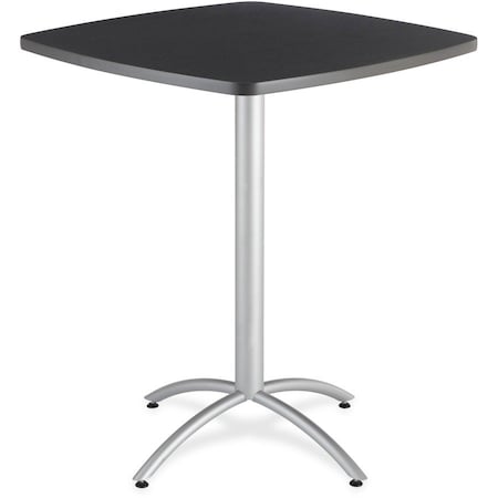 Cafeworks Square Cafe/Breakroom Table, Graphite Granite - 42" Square x 29"H, 42" W, 42" L, 29" H, Graphite 65678