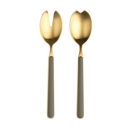 Mepra Fantasia Ice Gold Salad Serving Set - 2 Pieces - Vicuna 10I622122OI