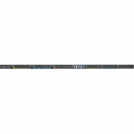 Eaton Universal-Input Metered PDU G4, 208V and 415/240V, 24 Outlets, Input Cable Sold EVMIGU23A-E