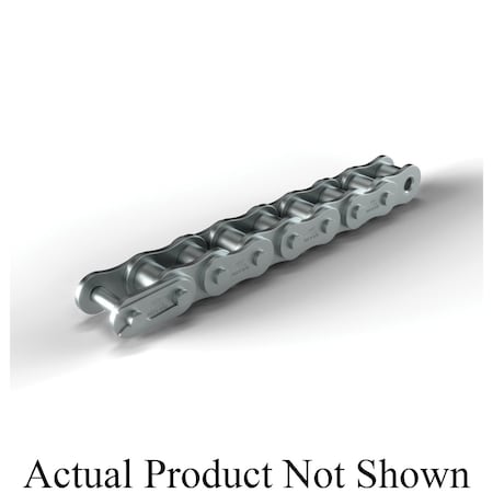 Hkk Chain Riveted Single Pitch Roller chain, 50 ft OAL, 3/4 P, 0.469 Dia x 1/2 in W Roller, 304 SS SR060R1B