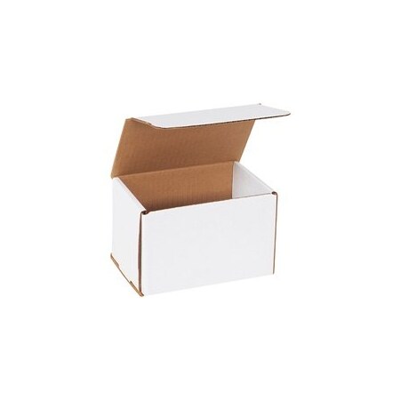 Bubblefast 50-6 x 4 x 4'' White Corrugated Mailers, 50PK BFM644