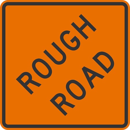 Lyle W8-8, Rough Road, 24x24, Engineer Grade, Orange G-12794-EG_24x24