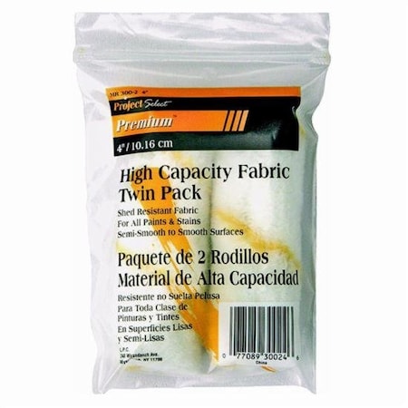 Linzer 4in x 3/8in Nap Linzer-4in Project Select Moisture and Solvent Resistant Roller Cover, 2PK MR300-2