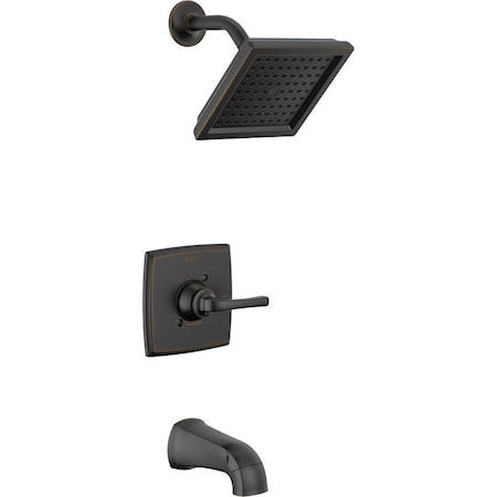 Delta Monitor Geist Series Tub and Shower Faucet, Single Function Showerhead, 6 gpm Tub 144864-OB