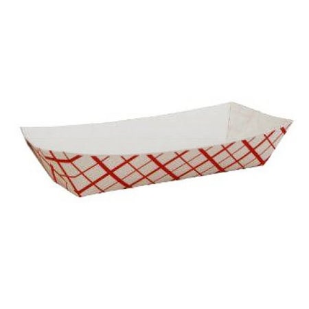 Heritage Bag 7" RED PLAID HOT DOG TRAY 8114