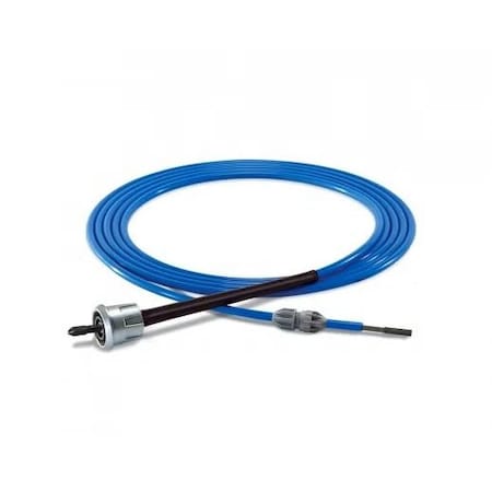 Goodway Flexible Shaft, 1.9 gpm, Nylon/Steel GTC-703-35