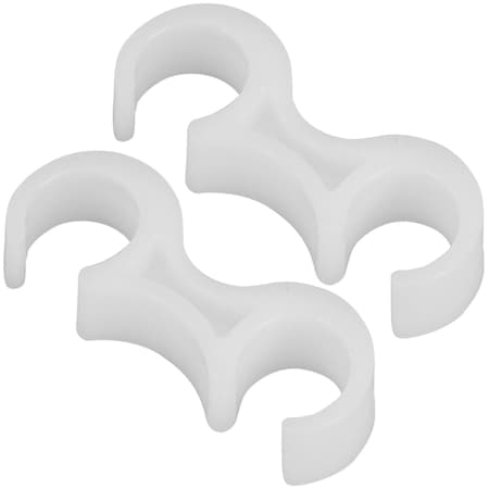 Flash Furniture White Plastic Ganging Clips Set, PK2500 2500-LE-3-WHITE-GANG-GG