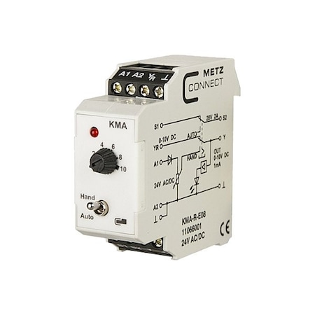 Metz Connect Analog Encoder, 24V AC/DC, 1 Output 11066001