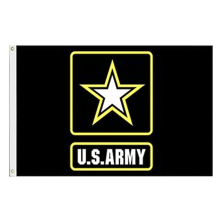 Annin Flagmakers Flag, US Army Logo, 3 ft. x 5 ft. 3955