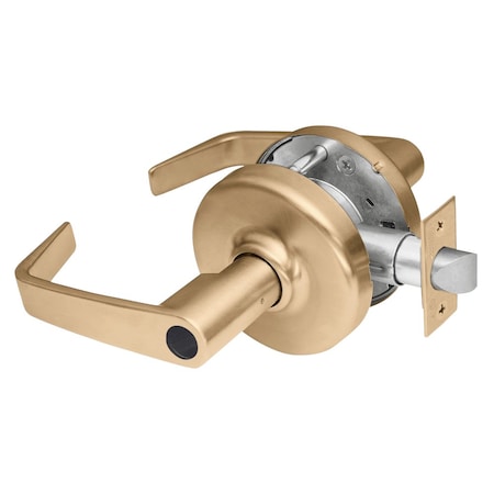 Corbin Russwin Grade 2 Entrance or Office Cylindrical Lock, Newport Lever, Less Conventional Cylinder, Satin Bronz CL3851 NZD 612 LC