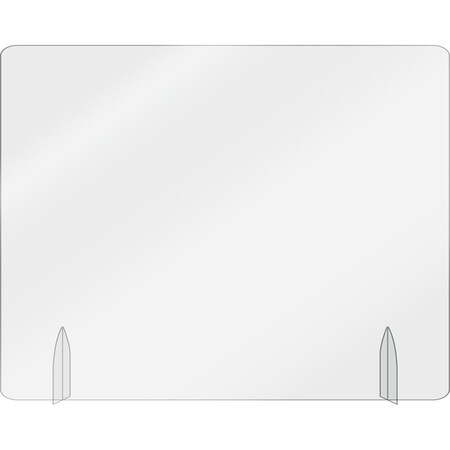 Aarco Polycarbonate Freestanding Protection Shield FPT2430PC