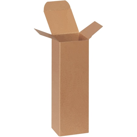 Non-Branded 2 in x 2 in x Reverse Tuck Folding Carton, Kraft, Chipboard, 500 PK RTS13HD