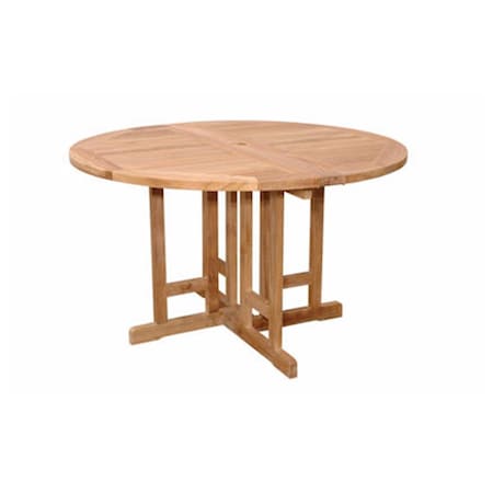 Templeton Teak  47 Inch Round Butterfly Folding Table TE169160