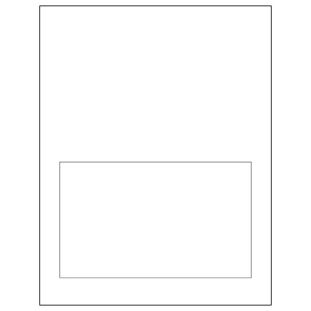 Bsc Preferred 7 x 4  Label Size Integrated Labels, 100PK IL315
