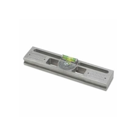 Curv-O-Mark Angle Level, 9 in L, 1 Vial, Aluminum 430-14777