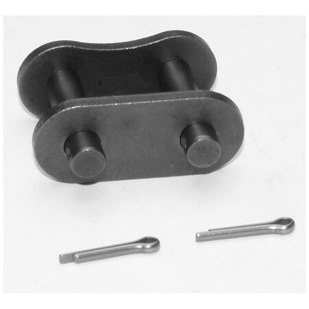 Senqcia British Standard Single Strand Cottd Connecting Link, 24B chain, 1.5P, 2.29 OAW, .576 Pin 24BCL