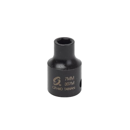 Sunex 3/8 in Drive 7Mm Impact Socket 307M