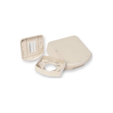 Corning Workstation multimedia outlet color white surface mount add up to 5 co WMO-85