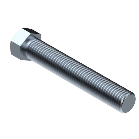 Huyett Grade 5, 1/2"-13 Hex Head Cap Screw, Zinc Plated Steel, 1 in L BLTH00-0500-100053