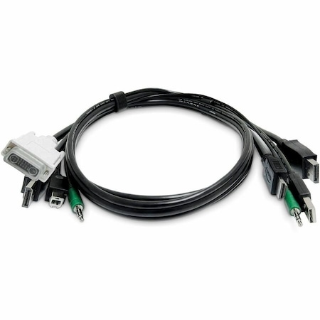 Startech.Com HDMI/DP to DVI/DP KVM Cable SKDVI2HDDP06MMKVM06T