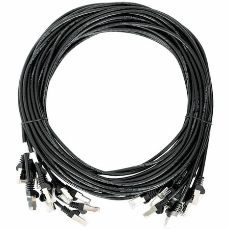 Intellinet Network Solutions CAT6 U/UTP SLIM NETWORK PATCH CABLE, 5 FT., BLACK, 10-PACK, 10PK 742597