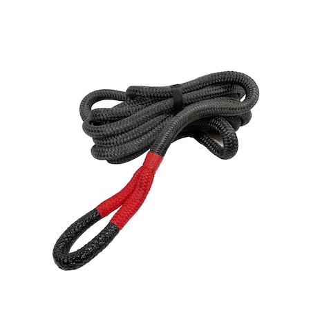 Overland Vcl Tow Ropes & Straps, 1 Inch Width X 30 Foot Length; Rated To 30,000 Pounds; Without Sleeve; Black; 19009916