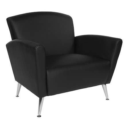 Office Star Products Lounge Seating Club Chair, Dillon Black SL50551-R107