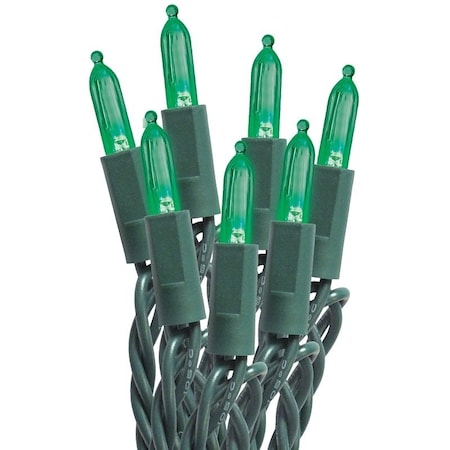 Santas Forest Mini String Lights, LED, Green, 50 Ct 27555