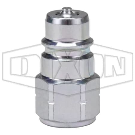 Dixon Pioneer Agricultural Poppet Valve Plug, 1/4-18 Nominal, FNPT, Steel, Domestic AG2F2-PV