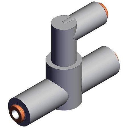 Smc AND VALVE W/ONE-TOUCH FITTING VR1211F-03