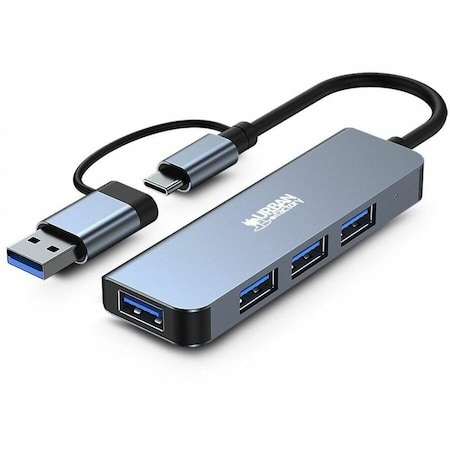 Urban Factory USB-A/USB-C HUB WITH 4 X USB-A 3.0 PORTS MHC35UF