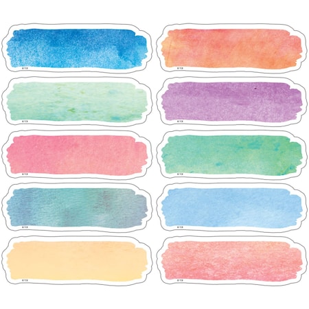 Teacher Created Resources Watercolor Labels Magnetic Accents, 20PK TCR77362